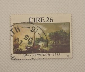 Ireland (Éire) 26p Stamp – Cork 800th Anniversary (Corcaigh 1185–1985) – Used