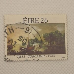 Ireland (Éire) 26p Stamp – Cork 800th Anniversary (Corcaigh 1185–1985) – Used