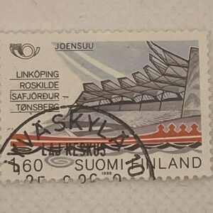 Finland (Suomi) 1,60mk Stamp – Nordic Towns Joensuu – 1986 – Used