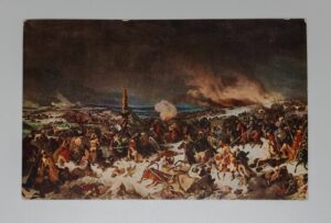 Battle of Berezina 1812 Napoleonic Russian campaign retreat Guesse J Lapina Paris postcard front
