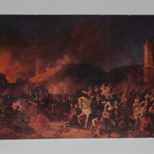 Battle of Polotsk 1812 Russian Campaign Napoleon postcard front J Lapina