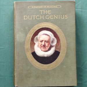 A History of Painting The Dutch Genius – front cover Haldane Macfall green cloth portrait medallion