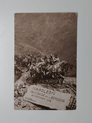 Front of Napoleon Passage de la Beresina postcard