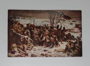 Front of The Retreat from Russia postcard