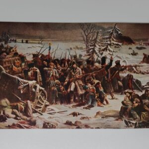Front of The Retreat from Russia postcard